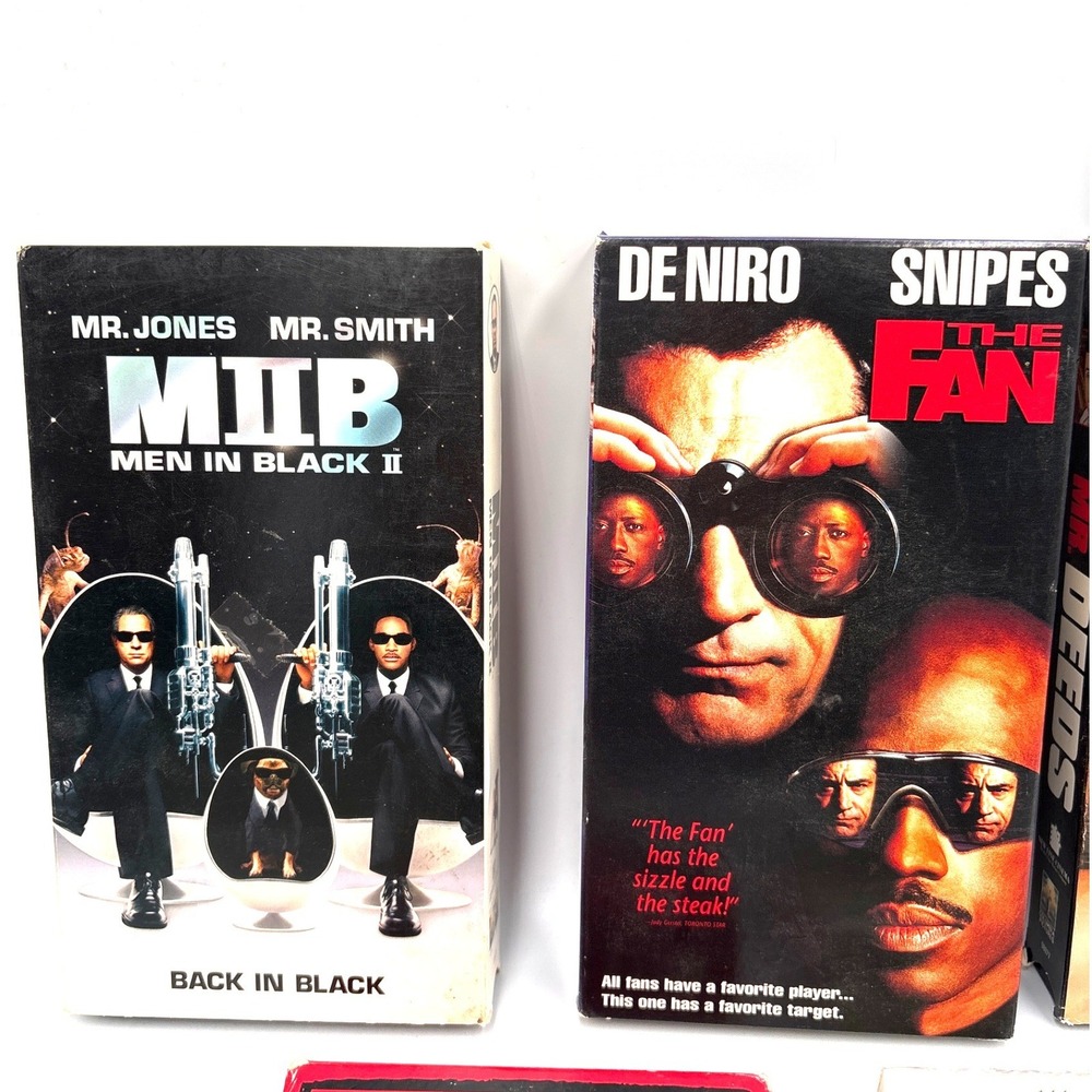 VHS Movie Lot of 5 Men In Black II The Fan Mr Deeds The Negotiator A Man Apart - Picture 3 of 7